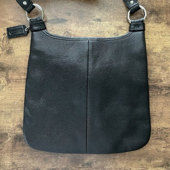 Coach Penelope Slim Crossbody Shoulder Bag Black Pebbled Leather B1168-F16533 - Picture 8 of 12